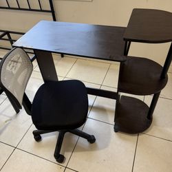 Chair and desk