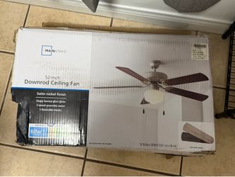 Downrod Ceiling Fan 52 Inch