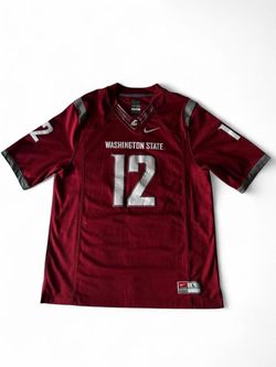 Nike Washington State Cougars WSU #12 Stitched Football Jersey Men’s L