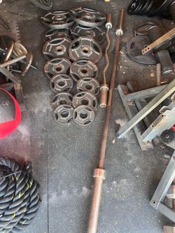 Olympic weights and barbells