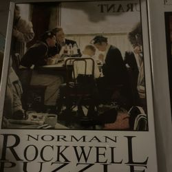 2) Norman Rockwell 1000 Piece Puzzle New