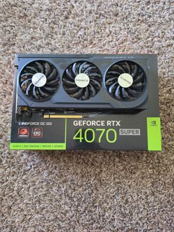 Gigabyte RTX 4070 Super 12GB OC edition Windforce
