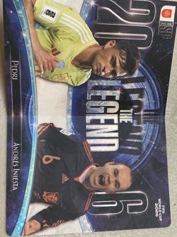 2026 World Cup Panini Card  Pedri iniesta double card