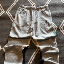 GALLERY DEPT GREY FLARED SWEATPANTS