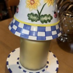 Candle With Topper And Bottom (new) (Read ad before messaging)