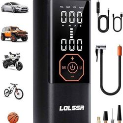 new  Tire Inflator Portable Air Compressor Air Pump for Car Tires Cordless Electric 180PS for Car, Motorcycle, Bike, Ball, with Tire Gauge Pressure-Ob