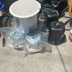 Ceiling Speakers Set Of 7 With Housing 
