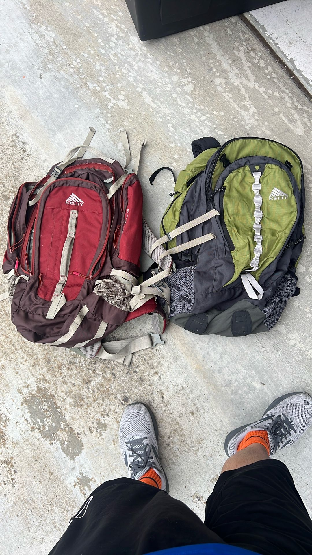 Older Kelty Backpacking Backpacks
