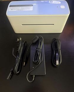 New Bluetooth Thermal Shipping Label Printer, 4x6 Wireless Label Printer for Small Business and Package, Compatible with iPhone Android Windows Mac, W