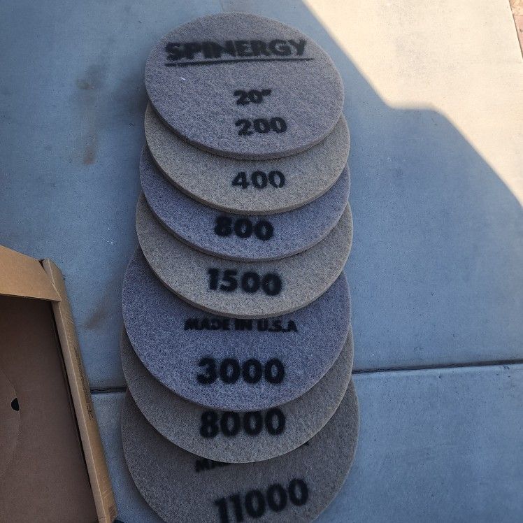 Spinergy Floor Stone Polishing Pads