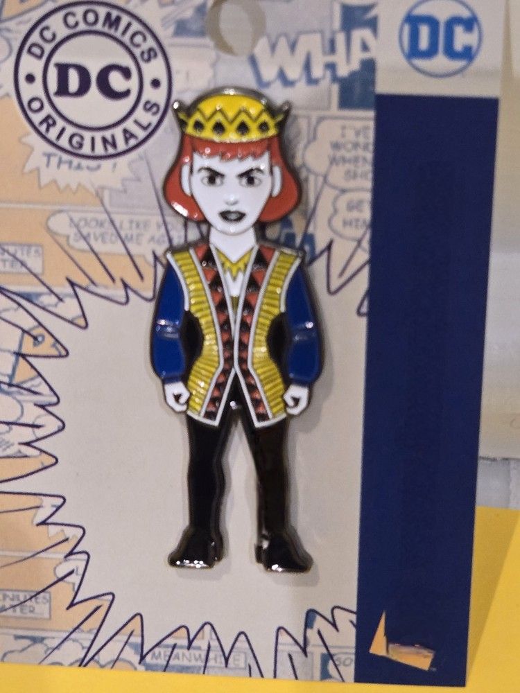 DC Comics Classic Queen Royal Flush Gang Member Enamel Metal Pin