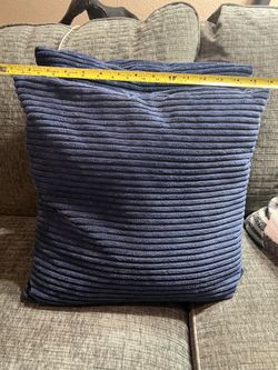 16” Navy Blue Decorative Pillows