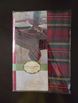 2-ANY season table cloth 60x104 or 60x84, new poly blend $10.00 ea