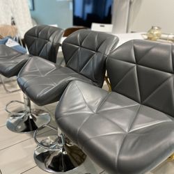Grey Bar Stools 