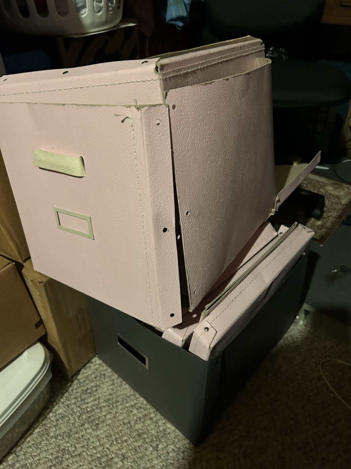 IKEA boxes 6 pink 1 charcoal you need fasteners