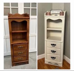 Refinished and Repainted Cabinet