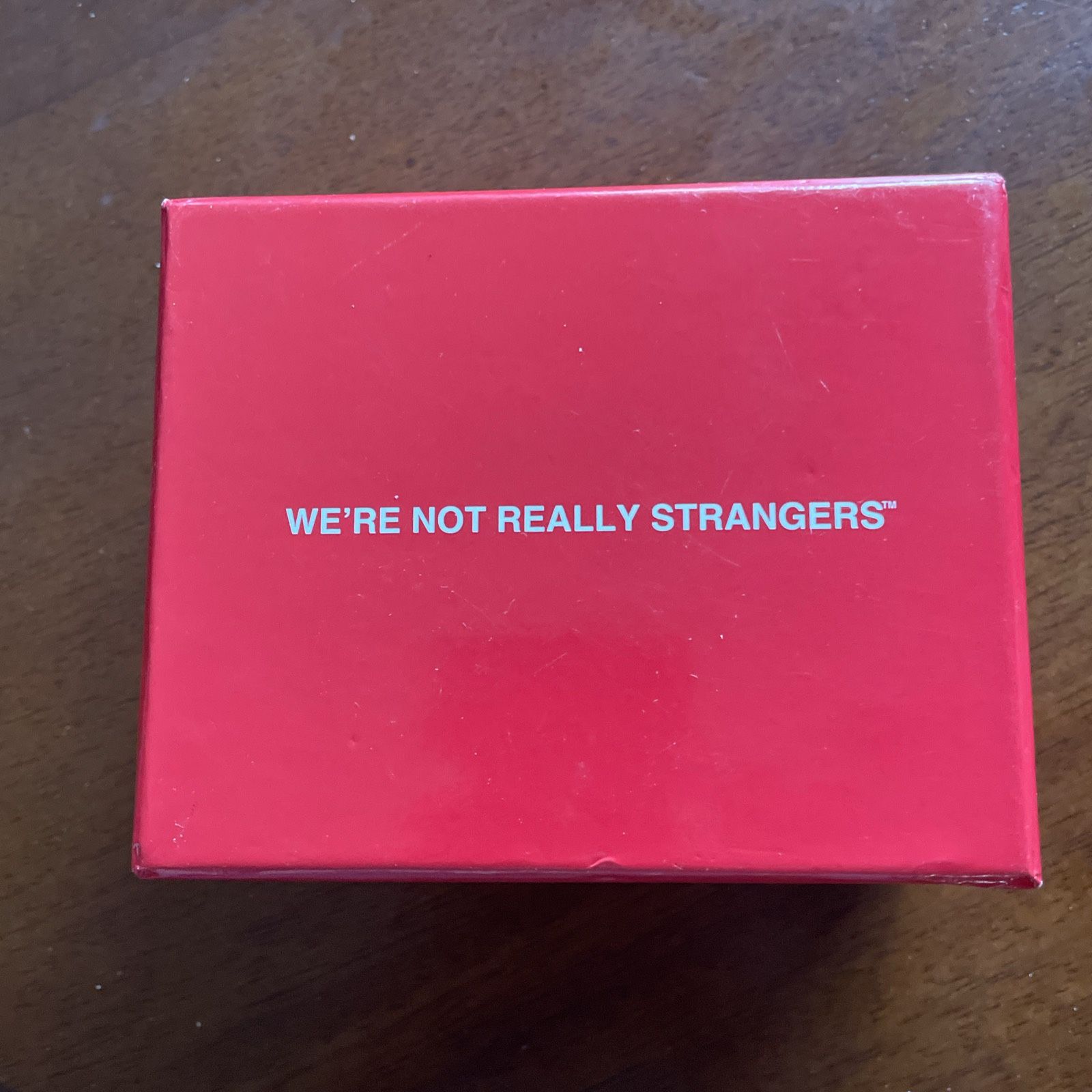 We Are Not Really Strangers Card Game
