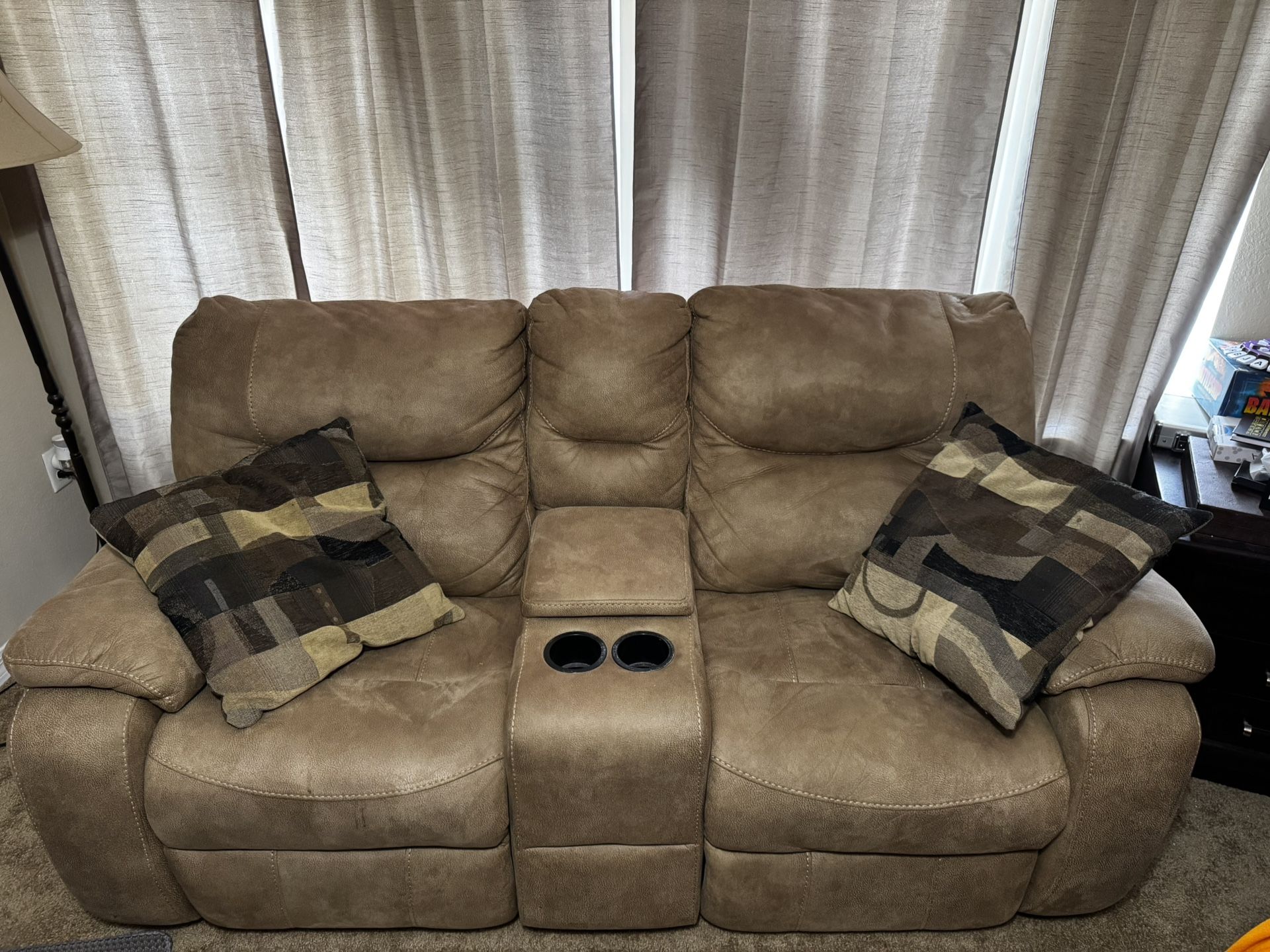 Reclining Couch And Loveseat. Not Available Until October