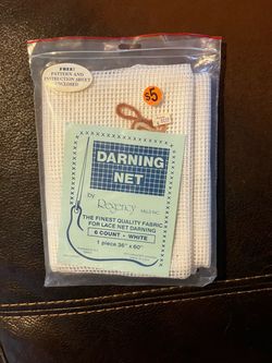 Regency Mills Darning Net Fabric White 36x60