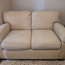 Cream Love Seat Sofa - Free