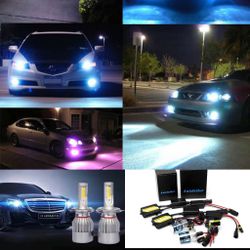 Hid lights kit - led headlight bulbs - Prius - any housing - toyota mazda cx5 miata 2015 Lights  honda accord civic crv cbr h13 h11 9006 h4 h7 9007 h1