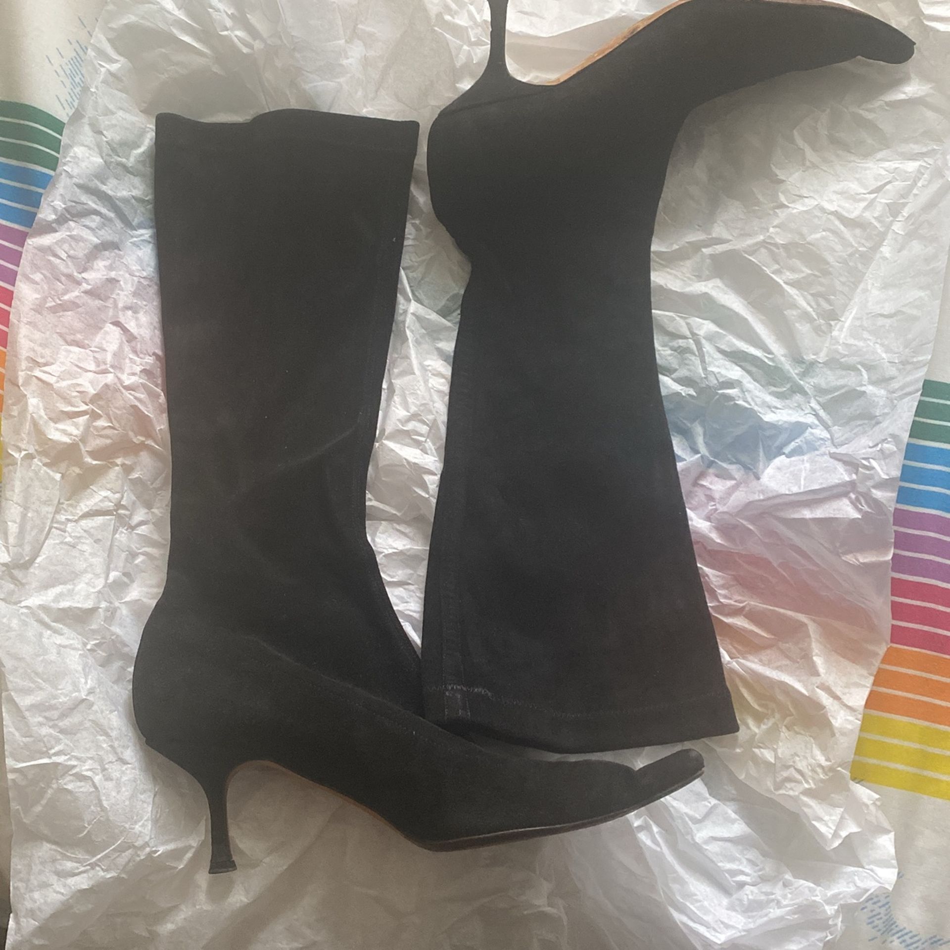 Jimmy Choo Authentic Vintage Black Boots Size 10