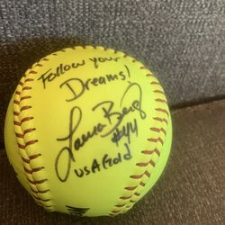 USA Gold medalist Laura Berg signed new softball #44 great for sports collectors
