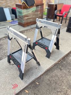 Stanley FatMax Adjustable Leg Sawhorses