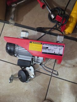 Electric rope hoist****pending pickup******