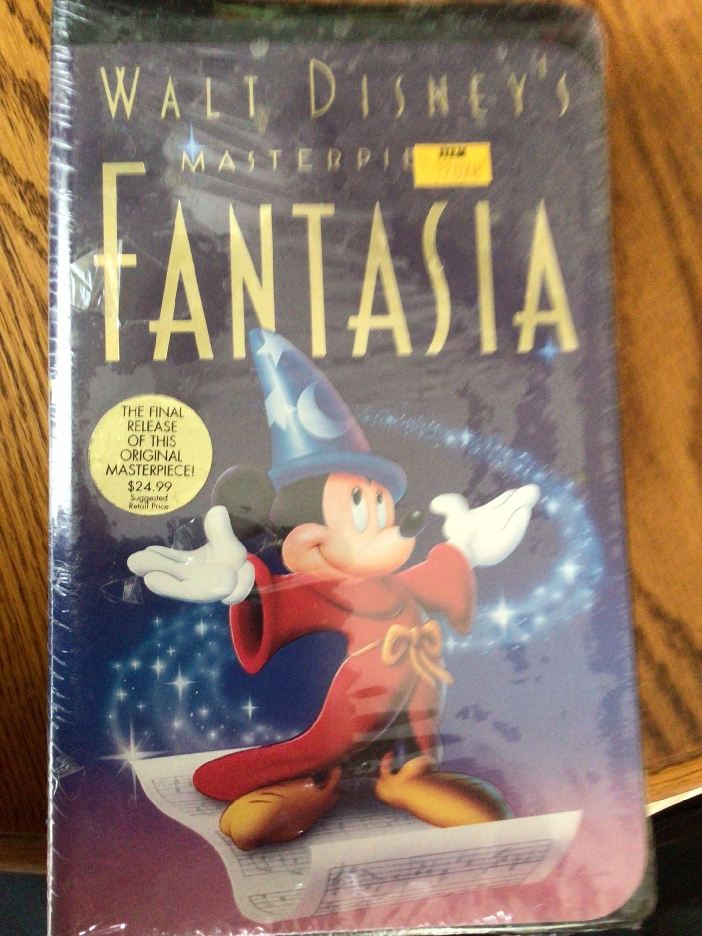 1991 Fantasia Unopened Walt Disney Masterpiece 