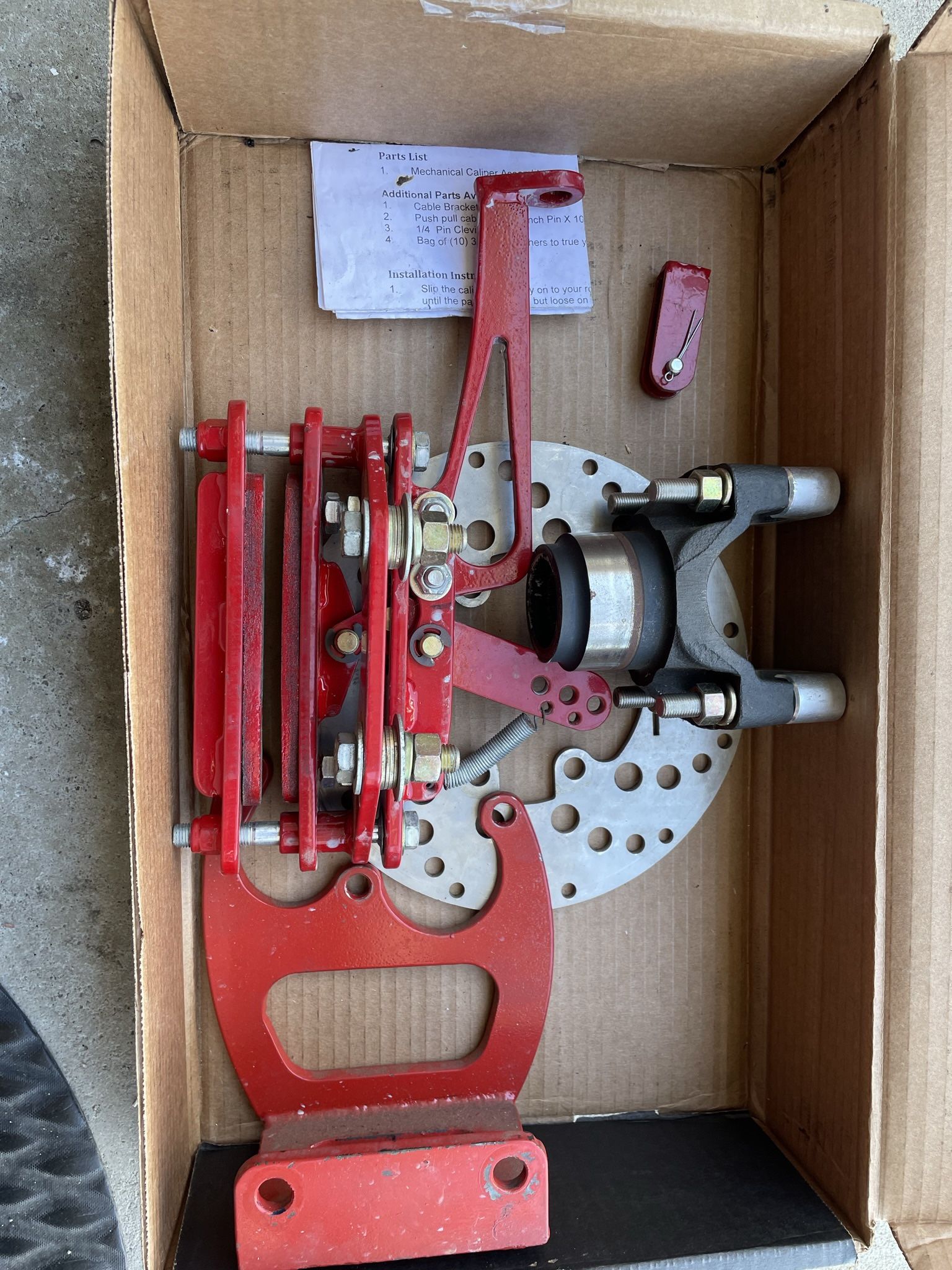 Parking Brake For A 32 Spline NP205