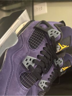 Jordan 4 Retro Lakers (GS) 7Y IB4171-500 Grade school size 7Y