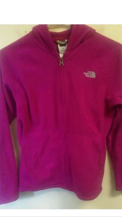 The Northface girls 14/16 zip up