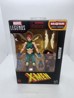 X-Men Comics - Marvel Legends - Marrow Action Figure & Nemesis BAF Piece