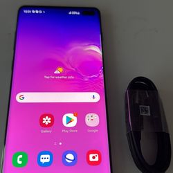 Samsung Galaxy S10+ Plus. Like New And Unlocked! 