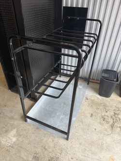 Heavy-Duty Metal Tire Storage / Display or Ladder Rack – Commercial Garage
