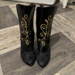 Anna Boots Toddler 9/10 Disney