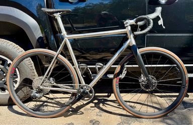 58cm Black Heart Titanium Complete Cyclocross Bike