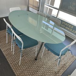 6 Chairs Office Dining Table / Conference Table
