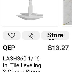 Tile Levelers  1/16 Grout Width 