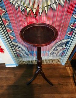 Vintage 36" Bombay Company Elegant Cherry Pedestal Plant Stand