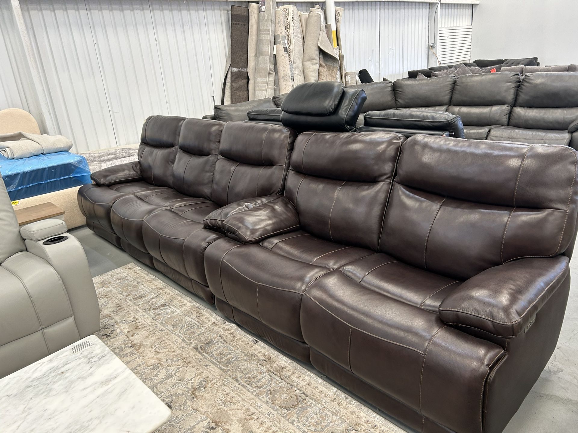 Leather Sofa Ans Loveseat 