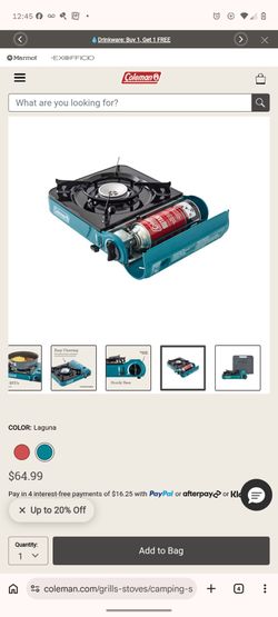 X-Cursion Butane Stove