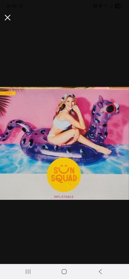 Cheetah Pool Float