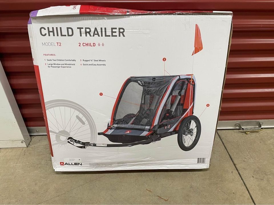 Allen Sports Deluxe 2-Child Bike Trailer