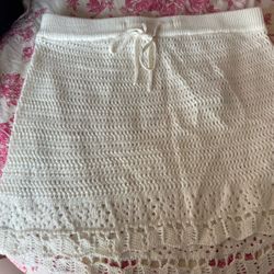 Crochet Cover Up Skirt 