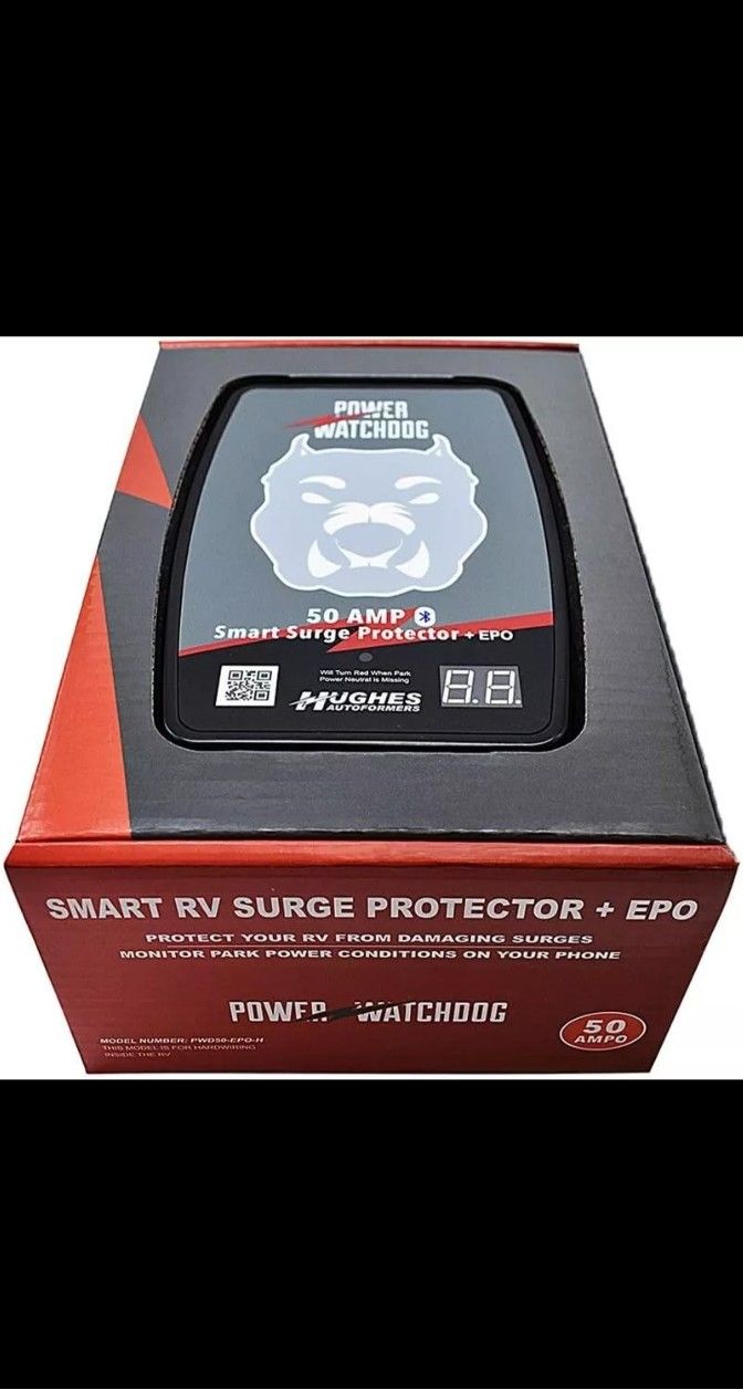 Power Watchdog PWD50EPO, Bluetooth Surge Protector With Auto Shutoff, 50 Amp