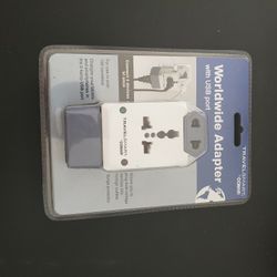 worldwide adapter with USB