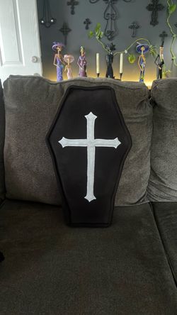 Halloween Coffin Pillow