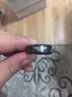 The Legend Of Zelda Triforce Black Ring